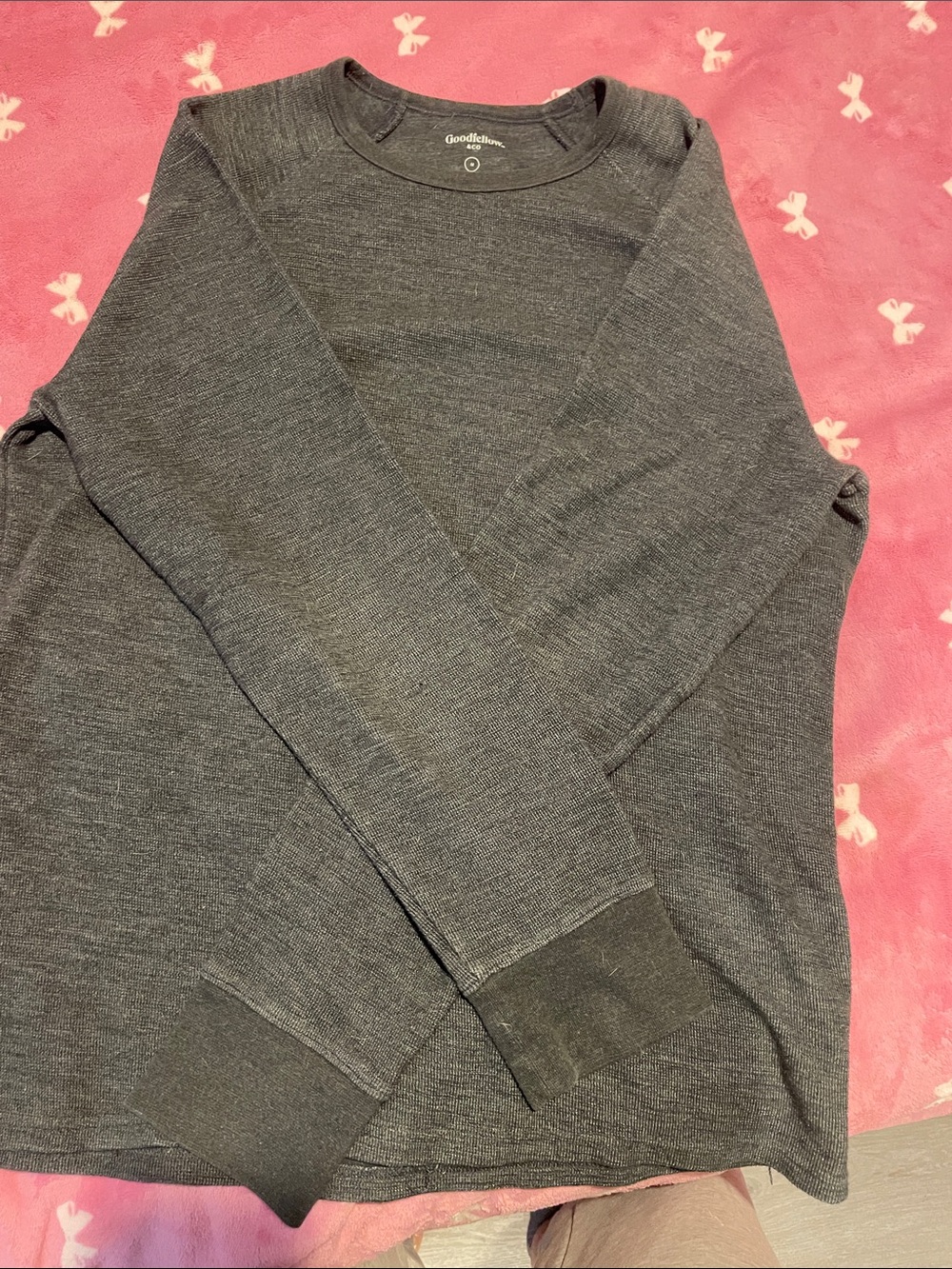 Goodthreads Dark Charcoal Crewneck long sleeve